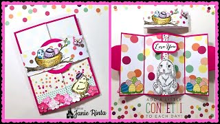 Pop Up Gatefold Card Tutorial With An Easter Theme