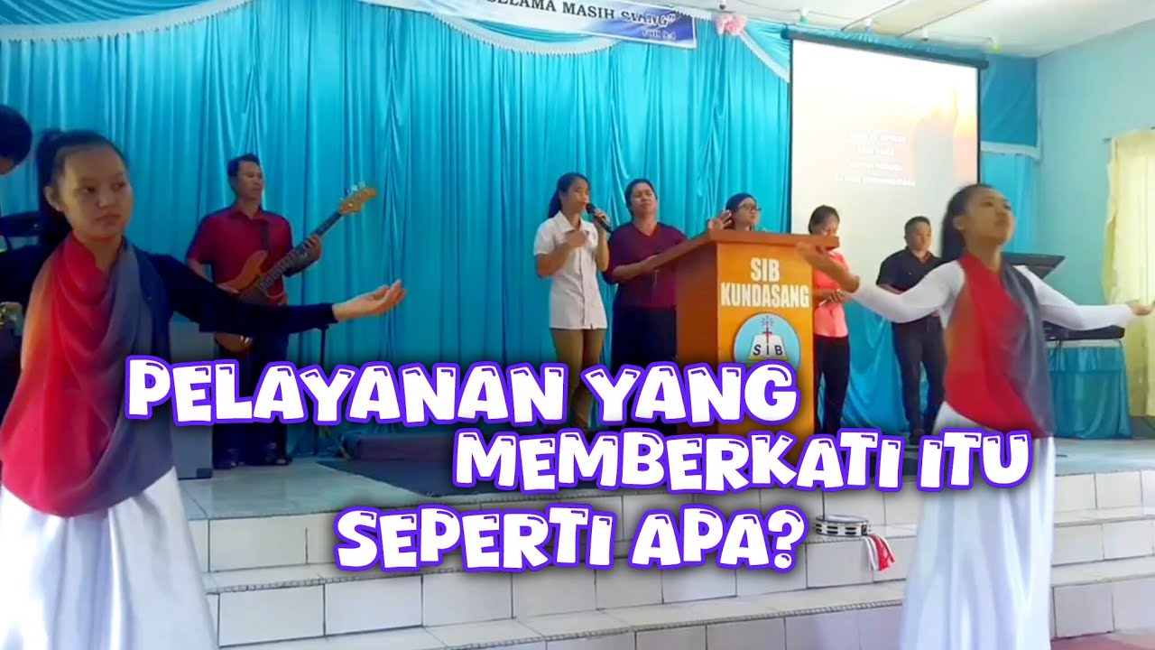 PELAYANAN AHAD, DI BERKATILAH DIA YANG DATANG DALAM NAMA TUHAN. 