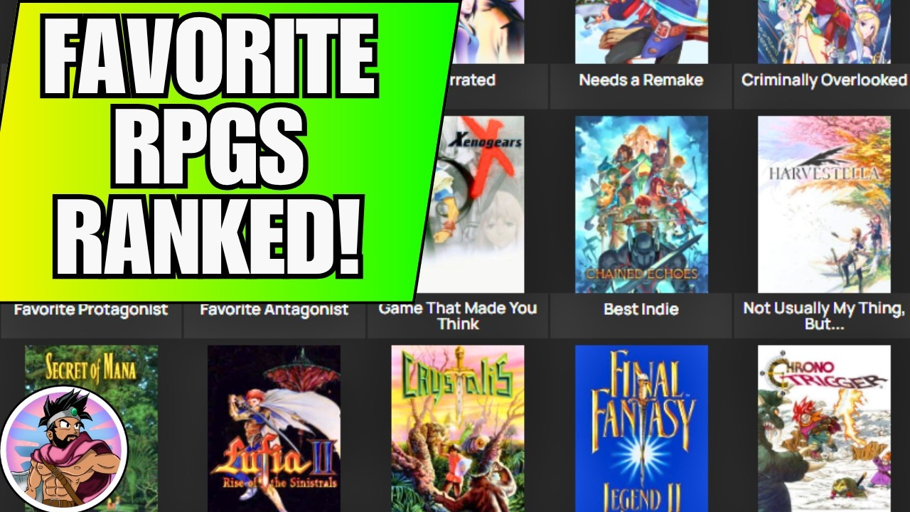 These Are My 25 Best RPGs Of All Time - YouTube