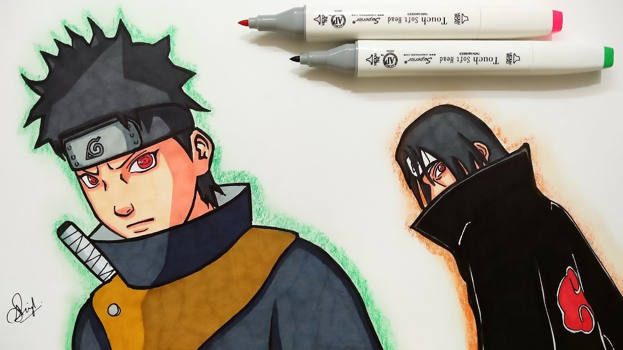 Drawing Itachi And Shisui Naruto Requested Youtube