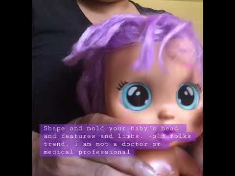 Shape and Mold your Baby’s head,limbs and features. Part 1