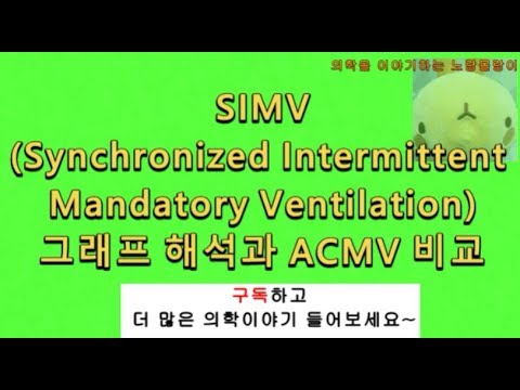 Ventilator(기계호흡): SIMV (Synchronized Intermittent Mandatory Ventilation)