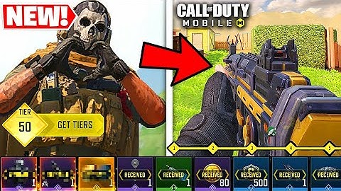 BUYING SEASON 12 BATTLE PASS! Ghost Jawbone, Urban Tracker By Night, QQ9 Black Gold! COD Mobile