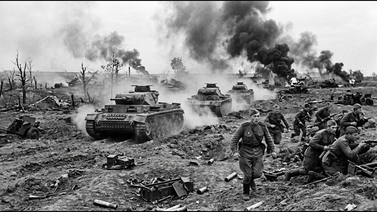 Sowjetische Armeen wurden überwältigt, als die Heeresgruppe Mitte vorrückte