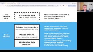 Aleksi Aaltonen & Marta Stelmaszak: Data and Data Studies