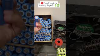 Laptop Lithium Battery Repairing With New Cells #shorts #viral #lithiumbattery #laptop #techrepair