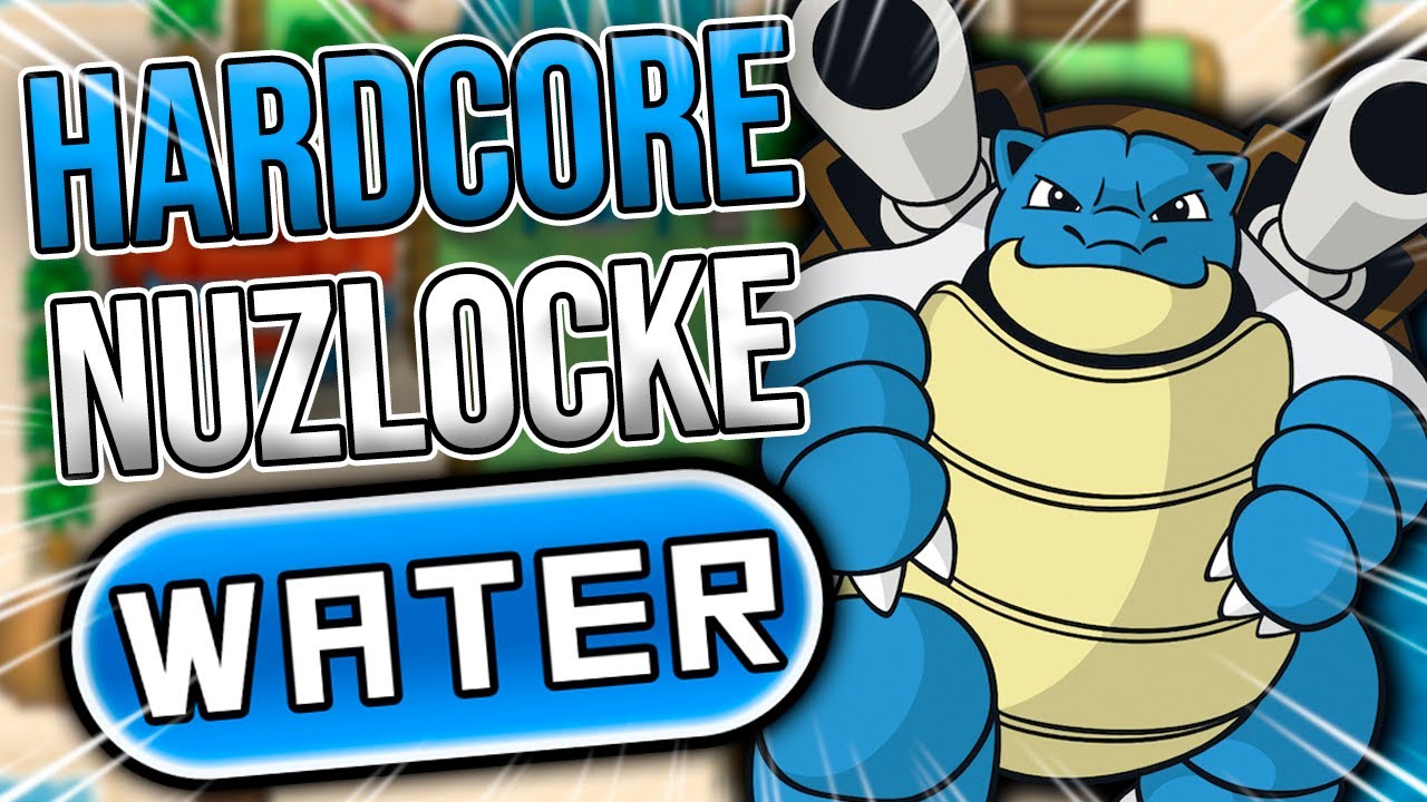 Tentei um NUZLOCKE no Pokémon Fire Red SÓ com tipo ÁGUA 💧