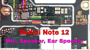 Xiaomi Redmi Note 12 Mic Speaker Ear Speaker Problem Solution Jumper Ways