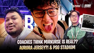 Coaches Think Mirkurse Is Real?! Aurora Jersey Signed & Psg Stadium! Paris Vlog 5