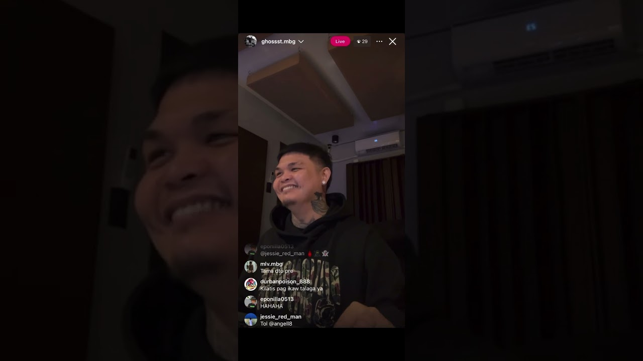 Ghost Worldwide IG live.