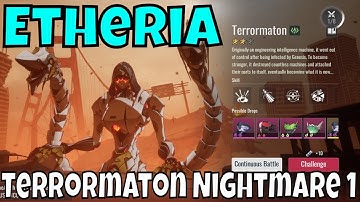 Etheria: Restart - Terrormaton Nightmare/1st Important Progression Fight/CBT 4 Summons
