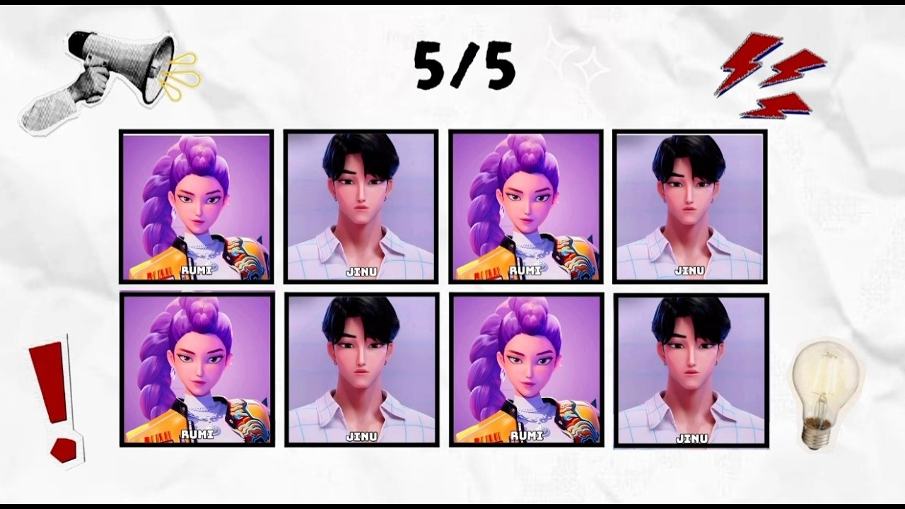 Say The Word On Beat Challenge | Level 1-5 Kpop Demon Hunters