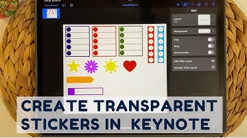 Create transparent stickers in Keynote | Make stickers to sell on Etsy | Digital Sticker Creation