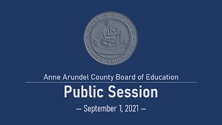 BOE Public Session, 9-01-2021