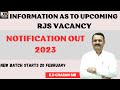 Information as to upcoming rjs vacancy 2023  kd charan sir  kdalc