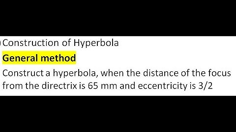 9. HYPERBOLA   GENERAL METHOD - AutoCAD 2022