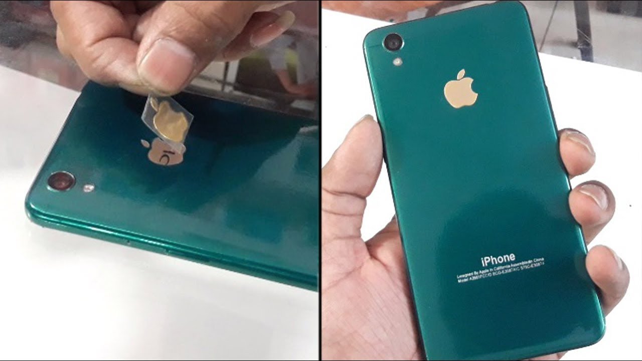 Convert oppo A37 in Iphone XR with apple lamination wrap trick 2018