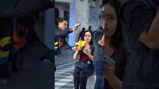 water gun prank beautiful lady 🤣 #funny #shorts #shortvideo #comedy #shortsfeed #prank