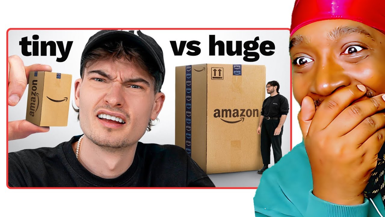 We Tested Big VS Small Amazon Products! (REACTION)