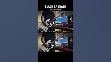 Thumbnail of Black Sabbath Snowblind cover  | Gibson SG,  Digitech Drop, Amped VX30 plugin  #shorts