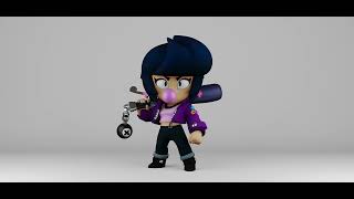 Bibi From Brawl Stars (3D Animation)