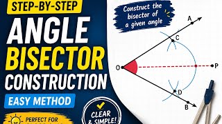 What is an Angle Bisector | Easy Explanation with Example 