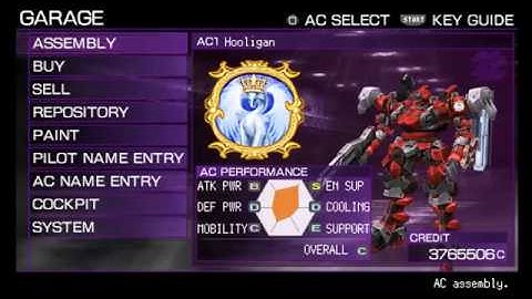 Armored Core Silent Line Portable Javelin DLC DSG Tourney Arena