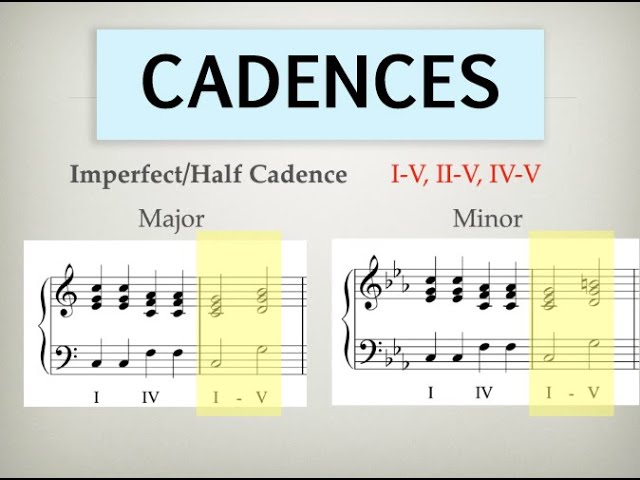  B-flat major half cadence