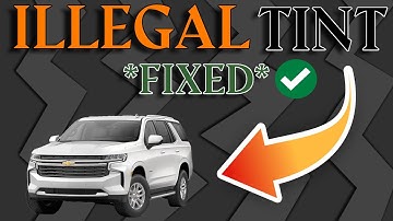 Fixing ILLEGAL WINDSHIELD TINT 2022 Chevy Tahoe - Clear Ceramic Window Tint