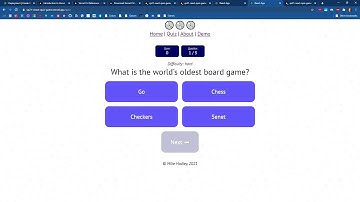 SP21 Web Apps: 19 - Deploying the Quiz Game with Vercel