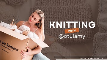 Backward loop cast on method - knitting tutorial // Nabieranie oczek