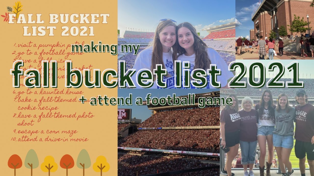 fall bucket list 2021 🎃🍂 (+ checking one thing off!!)
