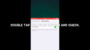 HOW TO USE AND DISABLE OR ENABLE REACHABILITY ON IPHONE 8,8 PLUS, 7, 7PLUS IN IOS 11