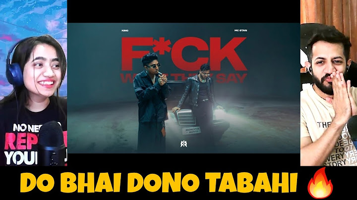 F*CK WHAT THEY SAY | King & MC STΔN | Reaction | The Tenth Staar