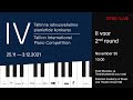 LIVE: IV Tallinn International Piano Competition: 2nd round (30.11.2021)