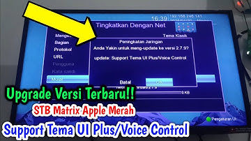 Upgrade Versi Terbaru!! STB Matrix Apple Merah Support Tema UI Plus/Voice Control