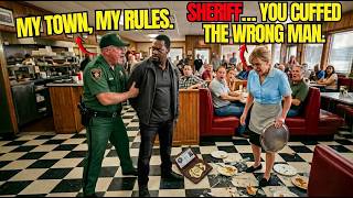 "My Town, My Rules" Sheriff Cuffed a Black Man—Then the Waitress Saw His Badge