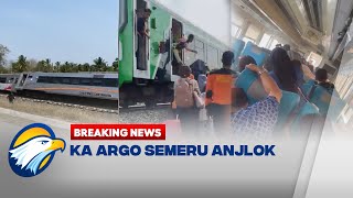 BREAKING NEWS - Detik-Detik Setelah Terjadi KA Argo Semeru Anjlok