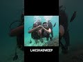 Where the blues feel endless—Lakshadweep 🐚💙#Lakshadweep #IslandVibes #TravelShorts