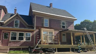 35) Porch Build Part 3 / Framing for the New Portion