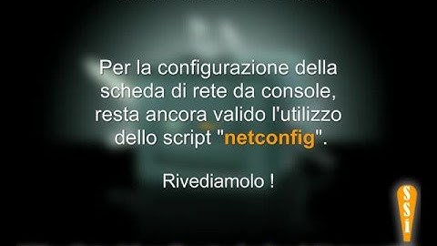 Trixbox da zero - onfigurare la rete