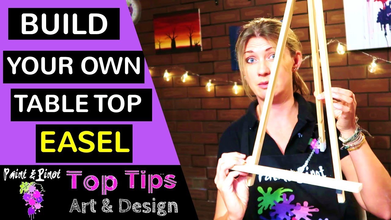 Build your own Table Top Easel on a budget! 