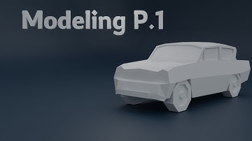 How to make harry potters Flying car in Blender | Low poly modeling