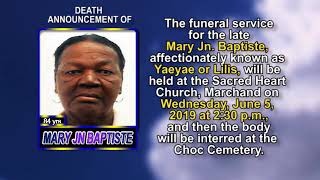 Mary Jn  Baptiste short 1