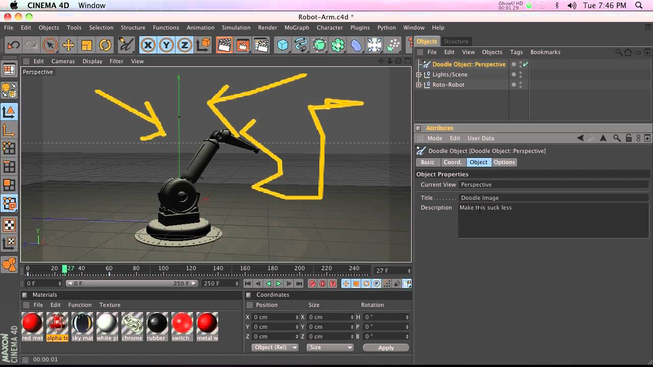 C4D Tutorial Doodle Tool YouTube