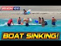 BOAT TAKES ON GALLONS OF WATER AT BOCA INLET! | BOAT ZONE