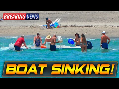 BOAT TAKES ON GALLONS OF WATER AT BOCA INLET! | BOAT ZONE