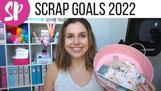 SCRAPBOOK GOALS 2022 | Channel Goals, Project Life, &amp; Finding My Crafty Mojo Again