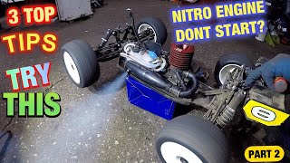 Nitro engine dont start Quick 3 TOP  tips to starting nitro engine Part 2