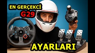 Logi̇tech G29 Kurulum Ve Gerçekci̇ Oyun Ayarlari G920 G923 G27 G29